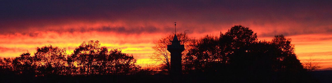 Abendstimmung am Heimatturm