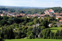 Blick vom Turm auf die Stadt