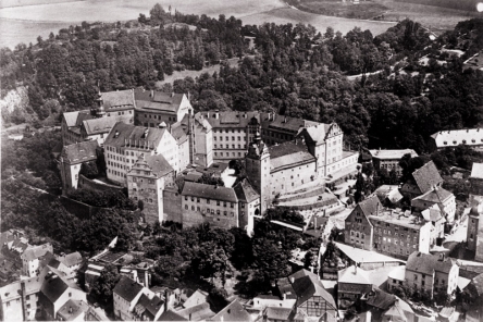 Altes Luftbild Schloss Colditz