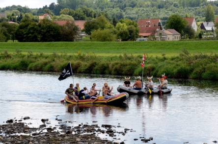 Bootsfahrt auf der Freiberger Mulde