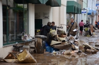 Aufräumhilfe in der Badergasse