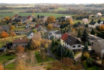 Blick auf das Dorf